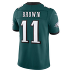 Kooe P.Eagles #11 A.J. Brown Midnight Green Team Vapor F.U.S.E. Stitched Limited Jerseys