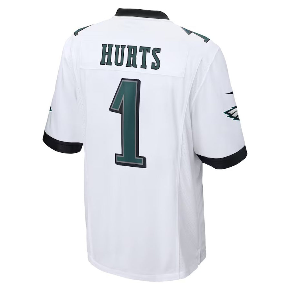Kooe P.Eagles #1 Jalen Hurts Player White Game Stitched Jersey