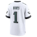 Kooe P.Eagles #1 Jalen Hurts Player White Home Game Stitched Jerseys