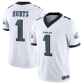 Kooe P.Eagles #1 Jalen Hurts Player White Vapor F.U.S.E. Limited Stitched Jerseys