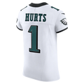 Kooe P.Eagles #1 Jalen Hurts White Vapor F.U.S.E. Elite Stitched Jerseys