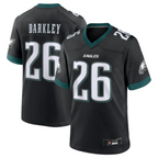 Kooe P.Eagles #26 Saquon Barkley Black Alternate Game Stitched American Stitched Jerseys