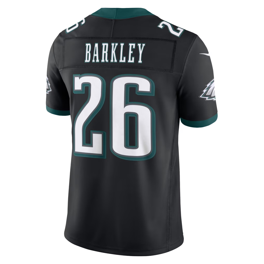 Kooe P.Eagles #26 Saquon Barkley Black Alternate Vapor F.U.S.E. Stitched Limited Jerseys