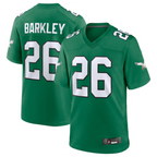 Kooe P.Eagles #26 Saquon Barkley Green Alternate Game Stitched American Stitched Jerseys