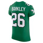 Kooe P.Eagles #26 Saquon Barkley Kelly Green Alternate Vapor F.U.S.E. Elite Stitched Jerseys