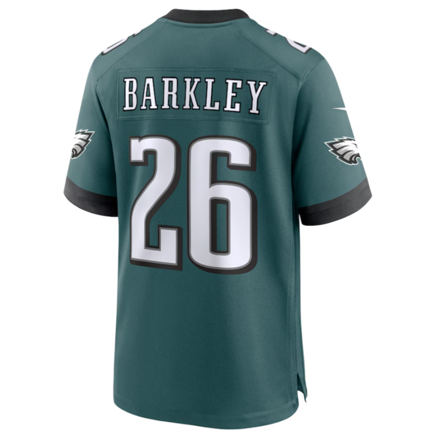 Kooe P.Eagles #26 Saquon Barkley Midnight Green Game Player Stitched American Stitched Jerseys