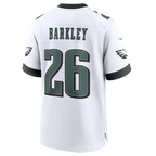 Kooe P.Eagles #26 Saquon Barkley Midnight White Game Player Jersey Stitched American Stitched Jersey