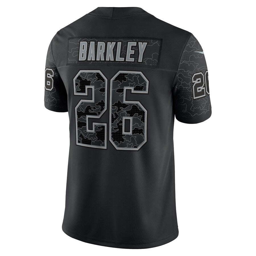 Kooe P.Eagles #26 Saquon Barkley Player Black REFLECTIVE Limited Stitched Jerseys