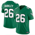 Kooe P.Eagles #26 Saquon Barkley Player Kelly Green Vapor F.U.S.E. Limited Stitched Jerseys