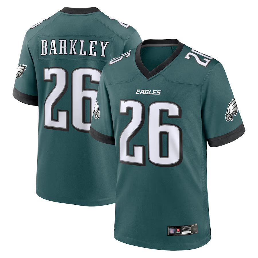 Kooe P.Eagles #26 Saquon Barkley Player Midnight Green Game Stitched Jerseys