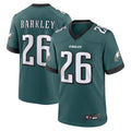 Kooe P.Eagles #26 Saquon Barkley Player Midnight Green Game Stitched Jerseys