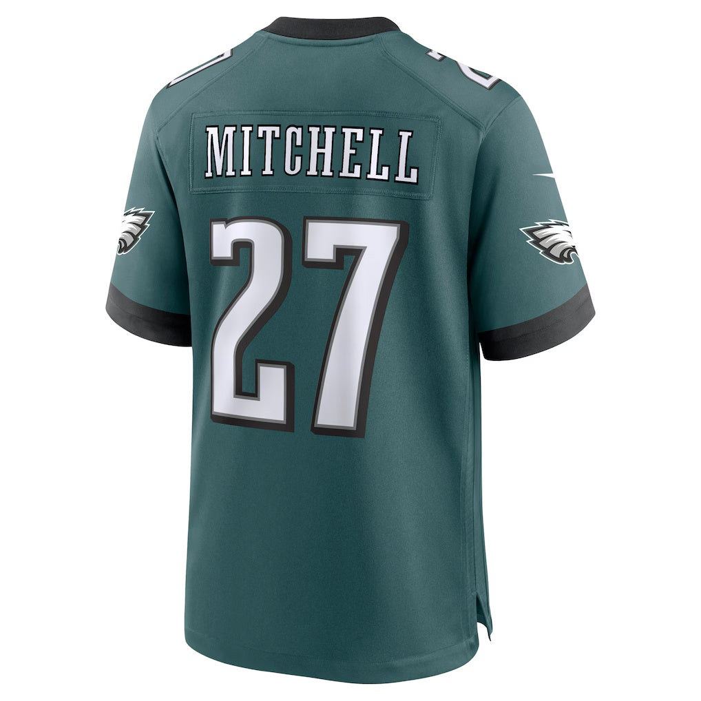 Kooe P.Eagles #27 Quinyon Mitchell Midnight Green Player Game Stitched Jerseys