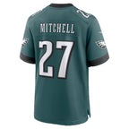 Kooe P.Eagles #27 Quinyon Mitchell Midnight Green Team Game Stitched Jerseys