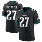 Kooe P.Eagles #27 Quinyon Mitchell Player Black Home Game Stitched Jerseys