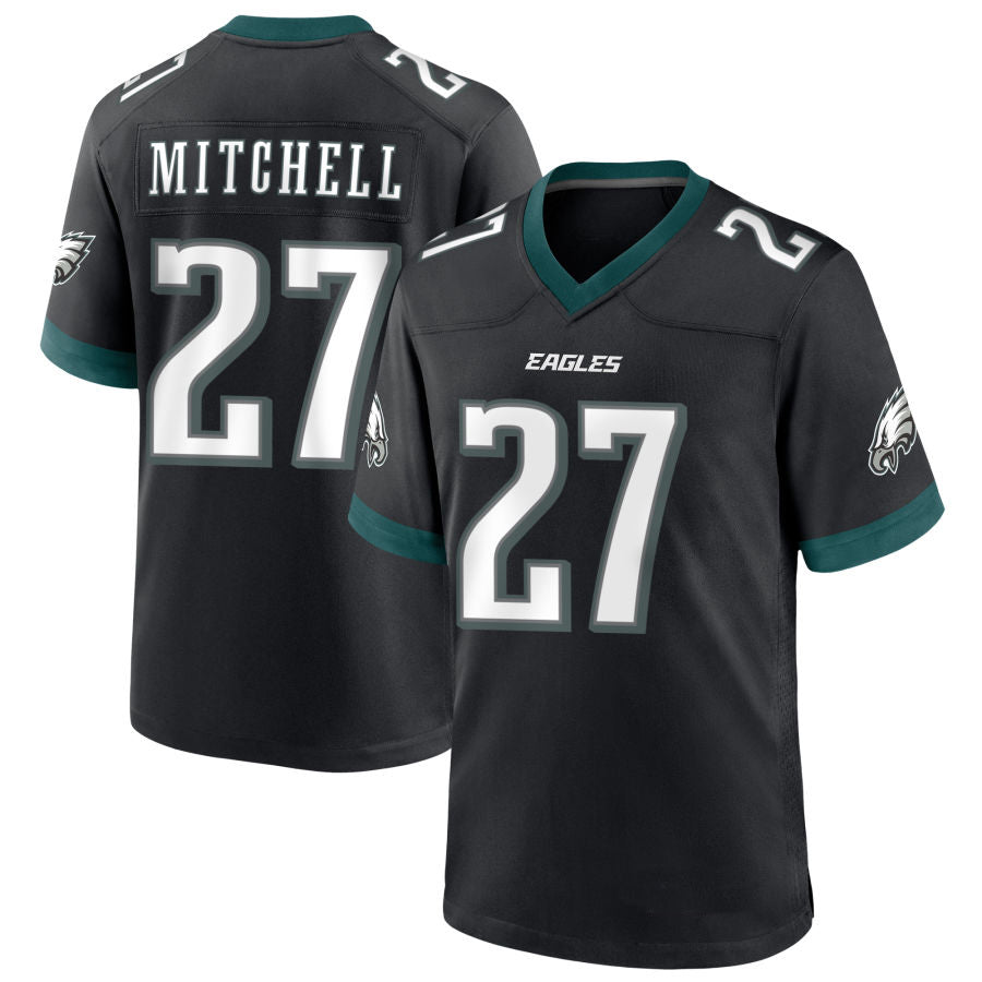 Kooe P.Eagles #27 Quinyon Mitchell Player Black Home Game Stitched Jerseys