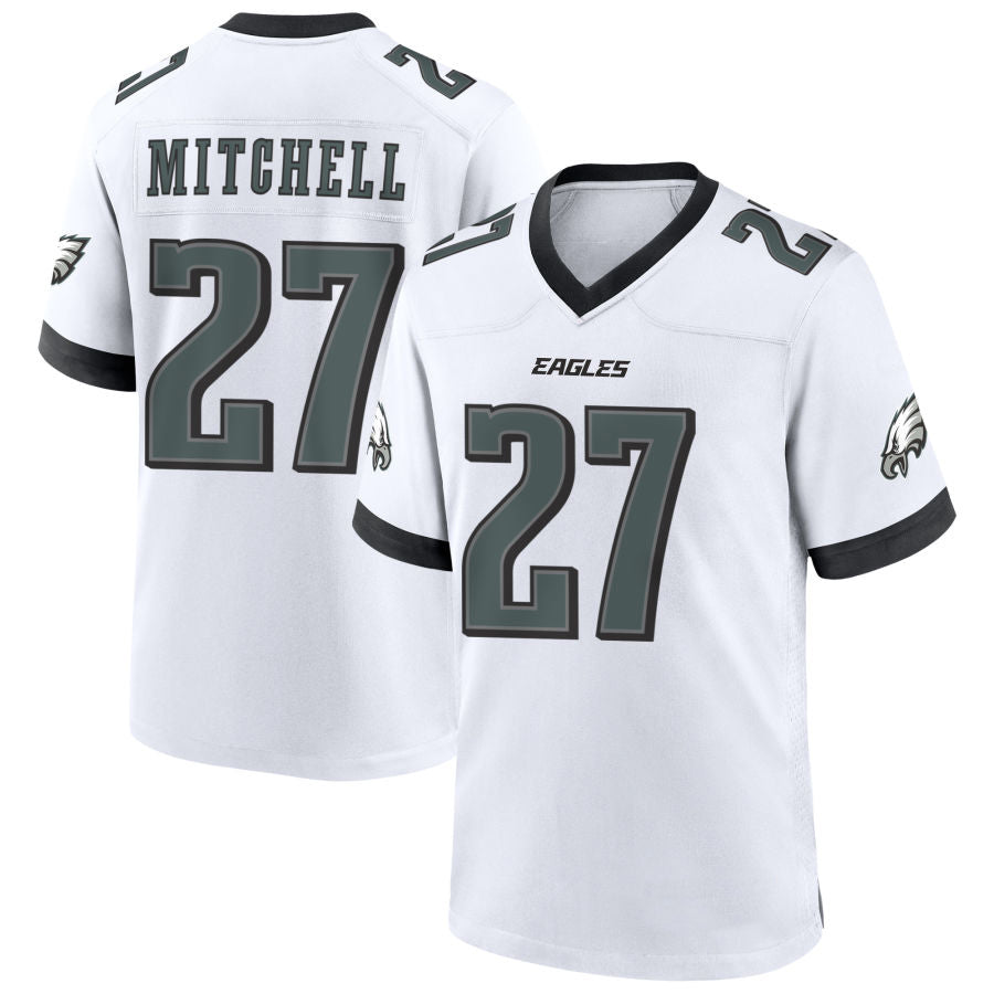 Kooe P.Eagles #27 Quinyon Mitchell Player White Home Game Stitched Jerseys