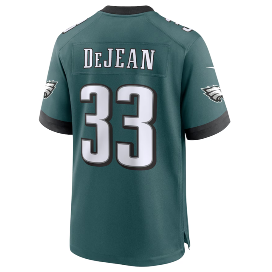 Kooe P.Eagles #33 Cooper DeJean Green 2024 Draft Alternate Player Game Jersey Stitched American Stitched Jersey