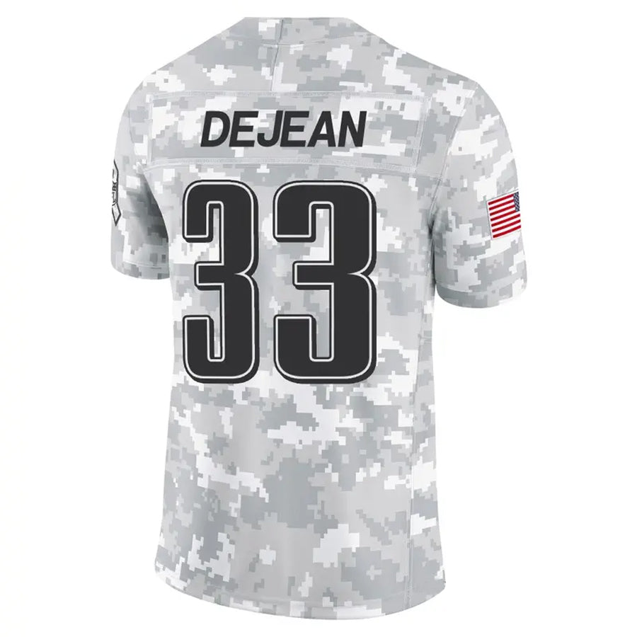 Kooe P.Eagles #33 Cooper DeJean Player Arctic Camo Salute to Service Limited Stitched Jerseys