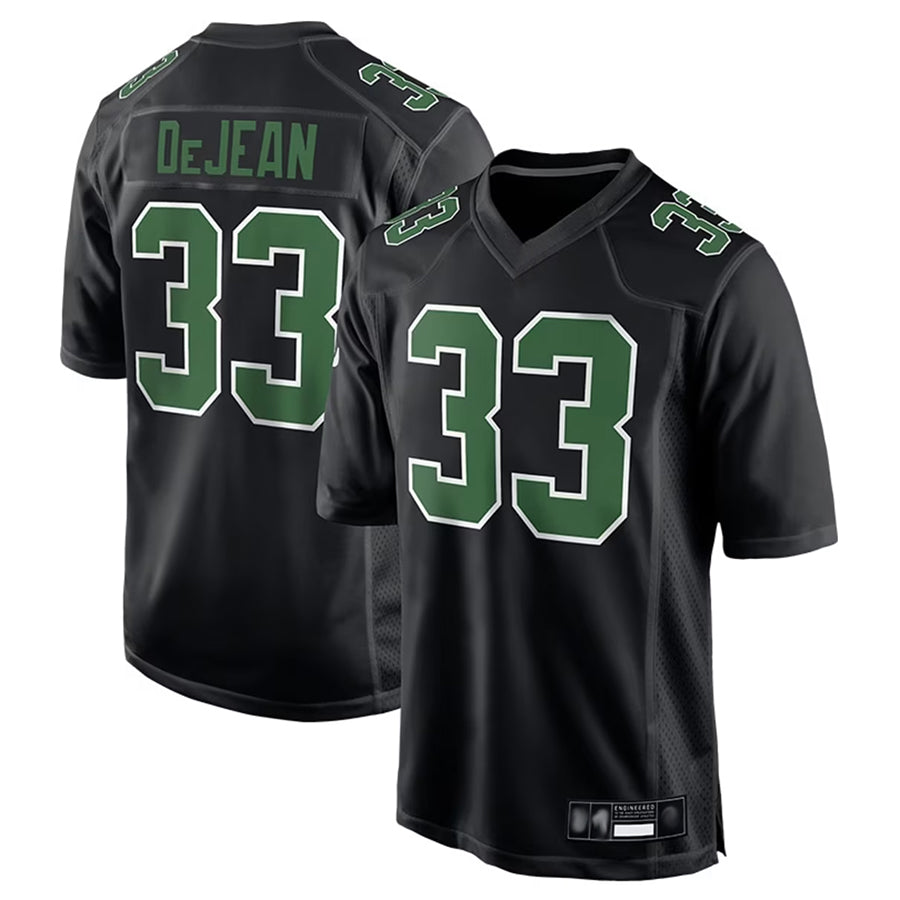 Kooe P.Eagles #33 Cooper DeJean Player Black Carbon Kelly Stitched Jerseys