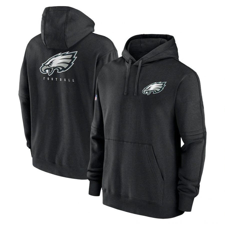 Kooe P.Eagles #33 Cooper DeJean Player Black Military Hoodie Game Stitched Jerseys