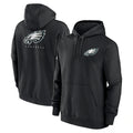Kooe P.Eagles #33 Cooper DeJean Player Black Military Hoodie Game Stitched Jerseys