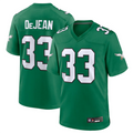Kooe P.Eagles #33 Cooper DeJean Player Kelly Green Replica Game Stitched Jerseys