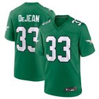 Kooe P.Eagles #33 Cooper DeJean Player Kelly Green Replica Game Stitched Jerseys