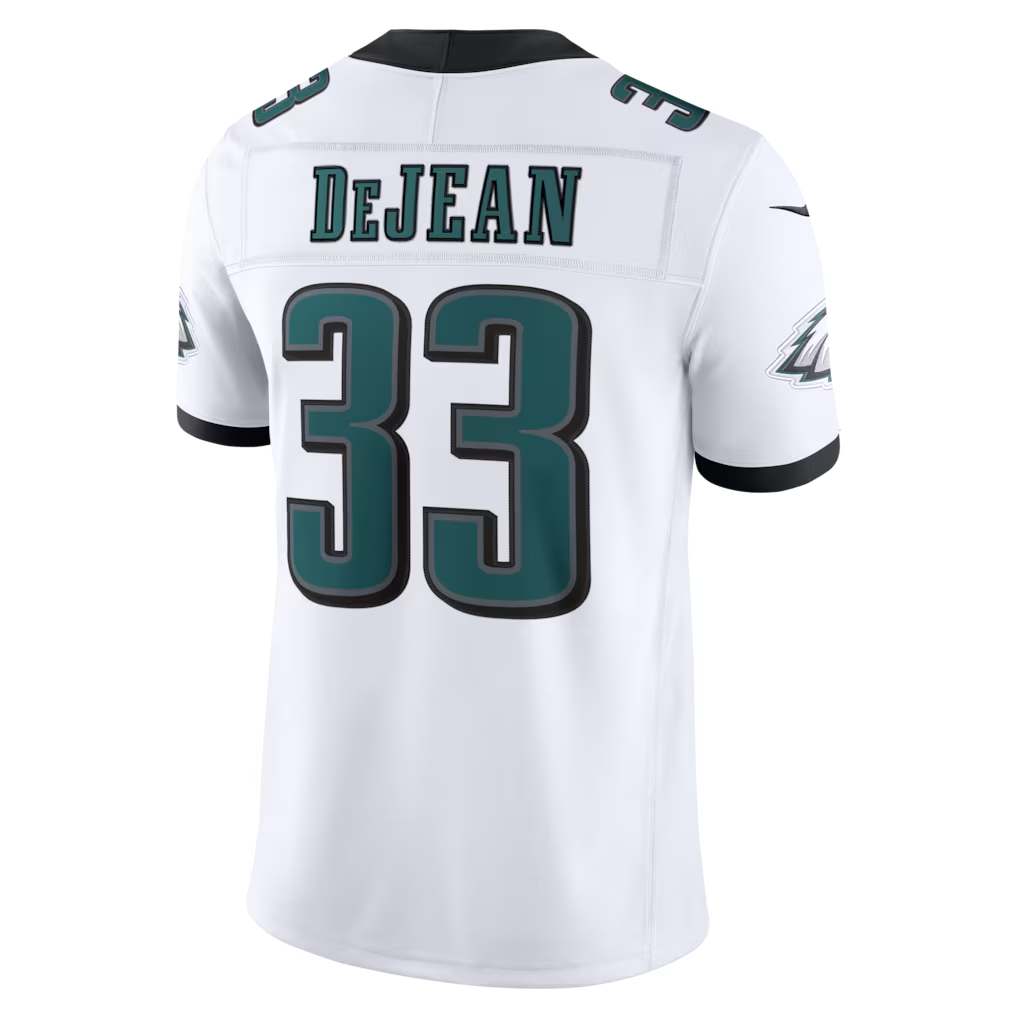 Kooe P.Eagles #33 Cooper DeJean White Vapor F.U.S.E. Stitched Limited  Stitched Jerseys