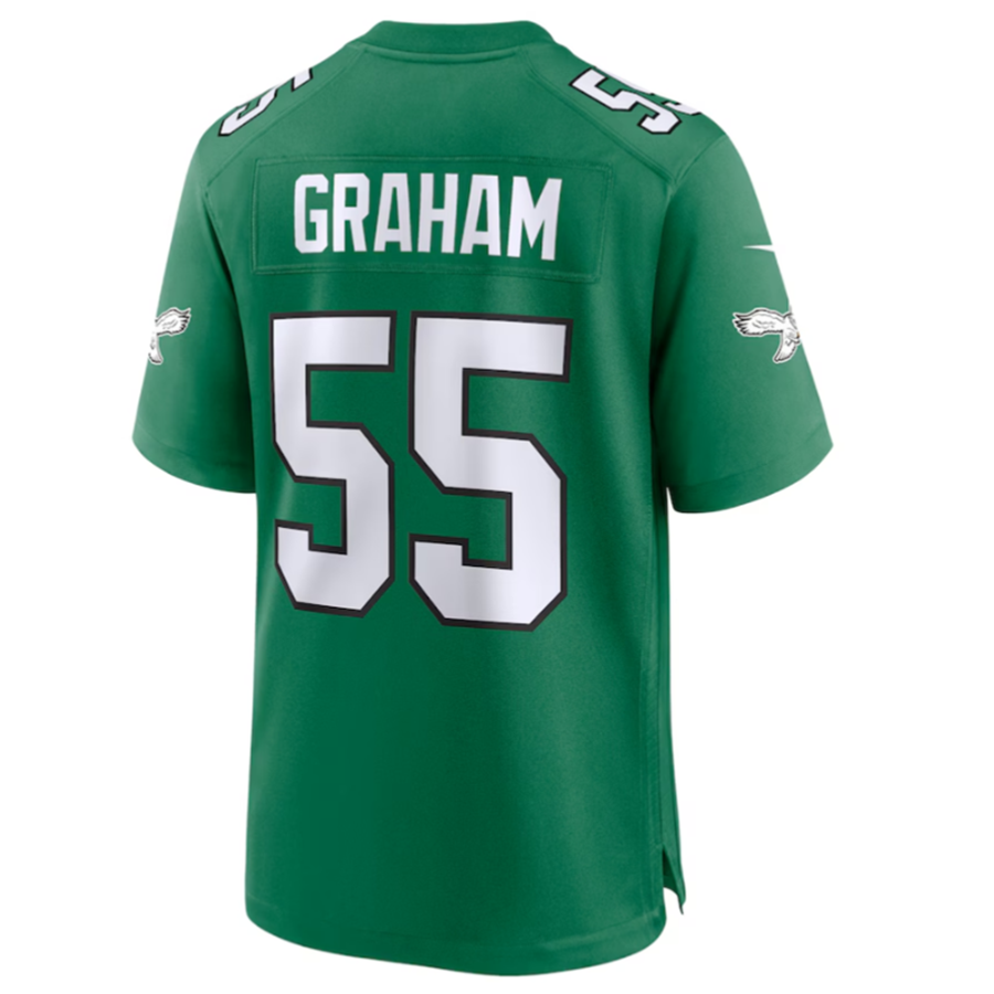 Kooe P.Eagles #55 Brandon Graham Green Alternate Game Jersey Stitched American Jerseys