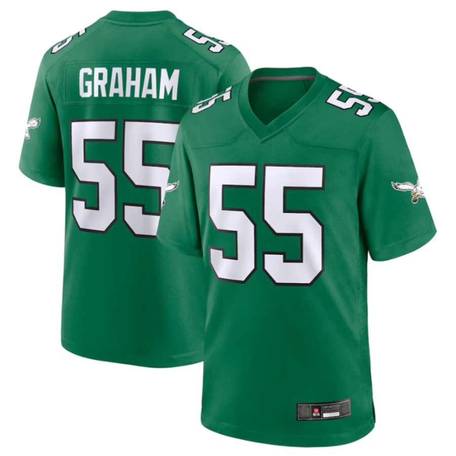 Kooe P.Eagles #55 Brandon Graham Kelly Green Alternate Game Stitched Jerseys