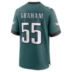 Kooe P.Eagles #55 Brandon Graham Midnight Green Team Game Stitched Jerseys