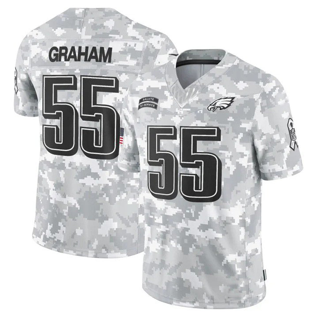 Kooe P.Eagles #55 Brandon Graham Player Arctic Camo Salute to Service Limited Stitched Jerseys