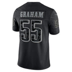 Kooe P.Eagles #55 Brandon Graham Player Black REFLECTIVE Limited Stitched Jerseys