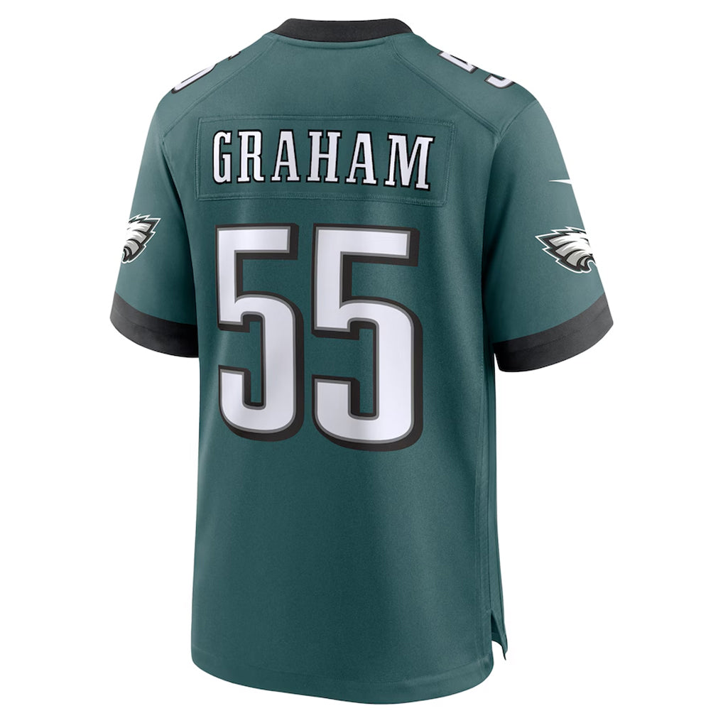 Kooe P.Eagles #55 Brandon Graham Player Green Stitched Home Game Stitched Jerseys