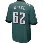 Kooe P.Eagles #62 Jason Kelce Midnight Green Game Stitched Jerseys