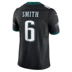 Kooe P.Eagles #6 DeVonta Smith Black Alternate Vapor F.U.S.E. Limited Stitched Jerseys