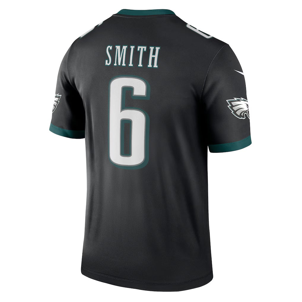 Kooe P.Eagles #6 DeVonta Smith Black Legend Player Performance Top Stitched Jerseys