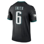 Kooe P.Eagles #6 DeVonta Smith Black Legend Player Performance Top Stitched Jerseys