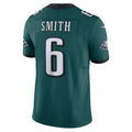 Kooe P.Eagles #6 DeVonta Smith Green Vapor F.U.S.E. Limited Stitched Jerseys