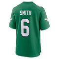 Kooe P.Eagles #6 DeVonta Smith Kelly Green Alternate Game Player Stitched Jerseys