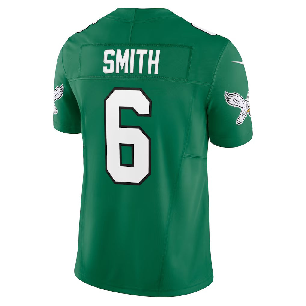 Kooe P.Eagles #6 DeVonta Smith Kelly Green Vapor F.U.S.E. Limited Stitched Jerseys