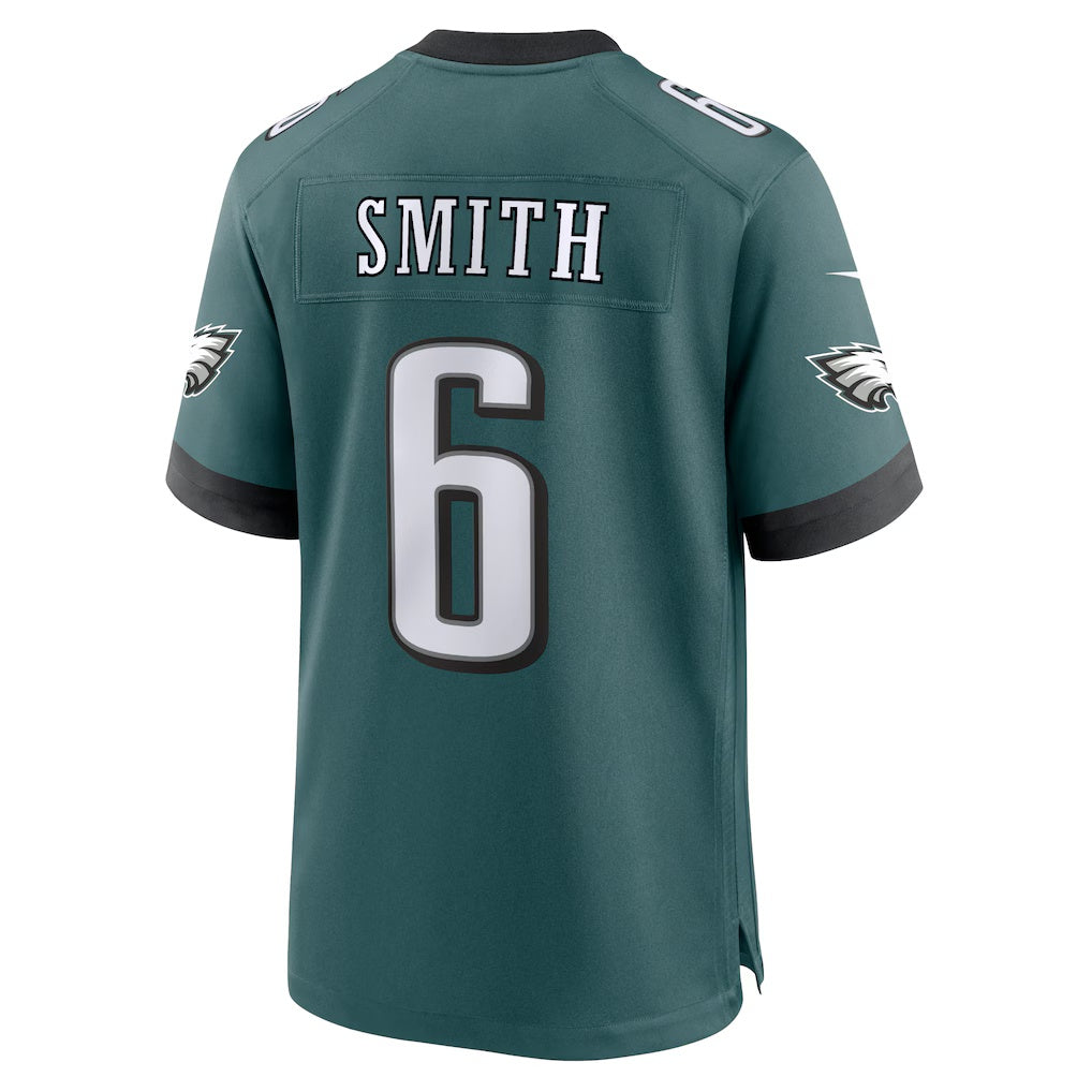 Kooe P.Eagles #6 DeVonta Smith Midnight Green Team Game Stitched Jerseys