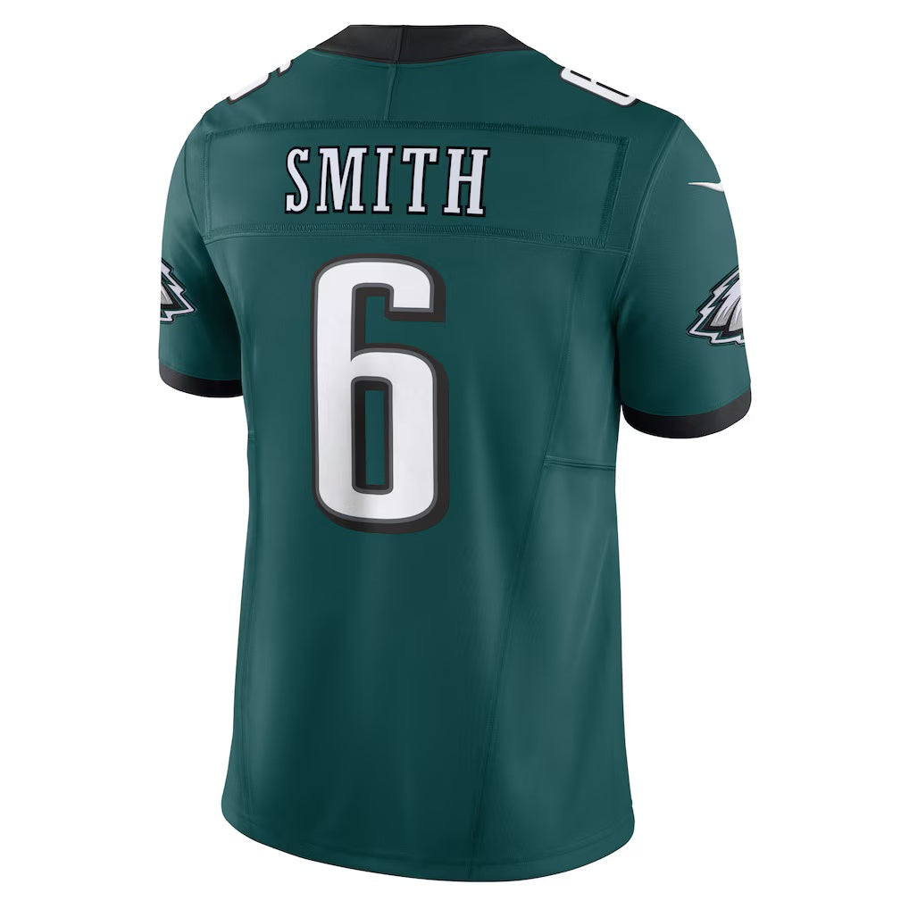 Kooe P.Eagles #6 DeVonta Smith Midnight Green Vapor F.U.S.E. Limited Stitched Jerseys