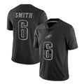 Kooe P.Eagles #6 DeVonta Smith Player Black REFLECTIVE Limited Stitched Jerseys