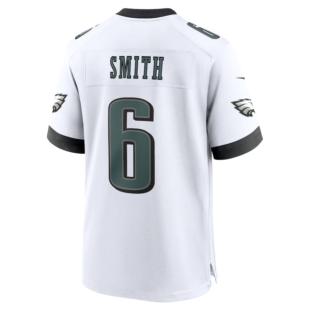 Kooe P.Eagles #6 DeVonta Smith White White Game Stitched Jerseys