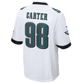 Kooe P.Eagles #98 Jalen Carter White Game Jersey Stitched American Stitched Jersey