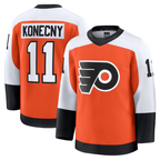 Kooe P.Flyers #11 Travis Konecny Burnt Orange Home Premium Jerseys