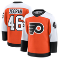 Kooe P.Flyers #46 Trevor Zegras Orange Home Breakaway Jerseys