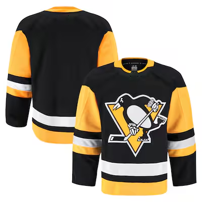Kooe P.Penguins Black Home Authentic Pro Jerseys