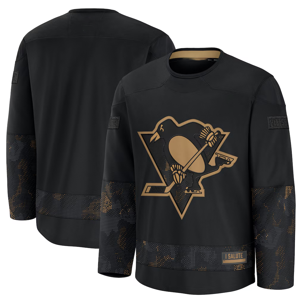Kooe P.Penguins Black Home Premium Jerseys